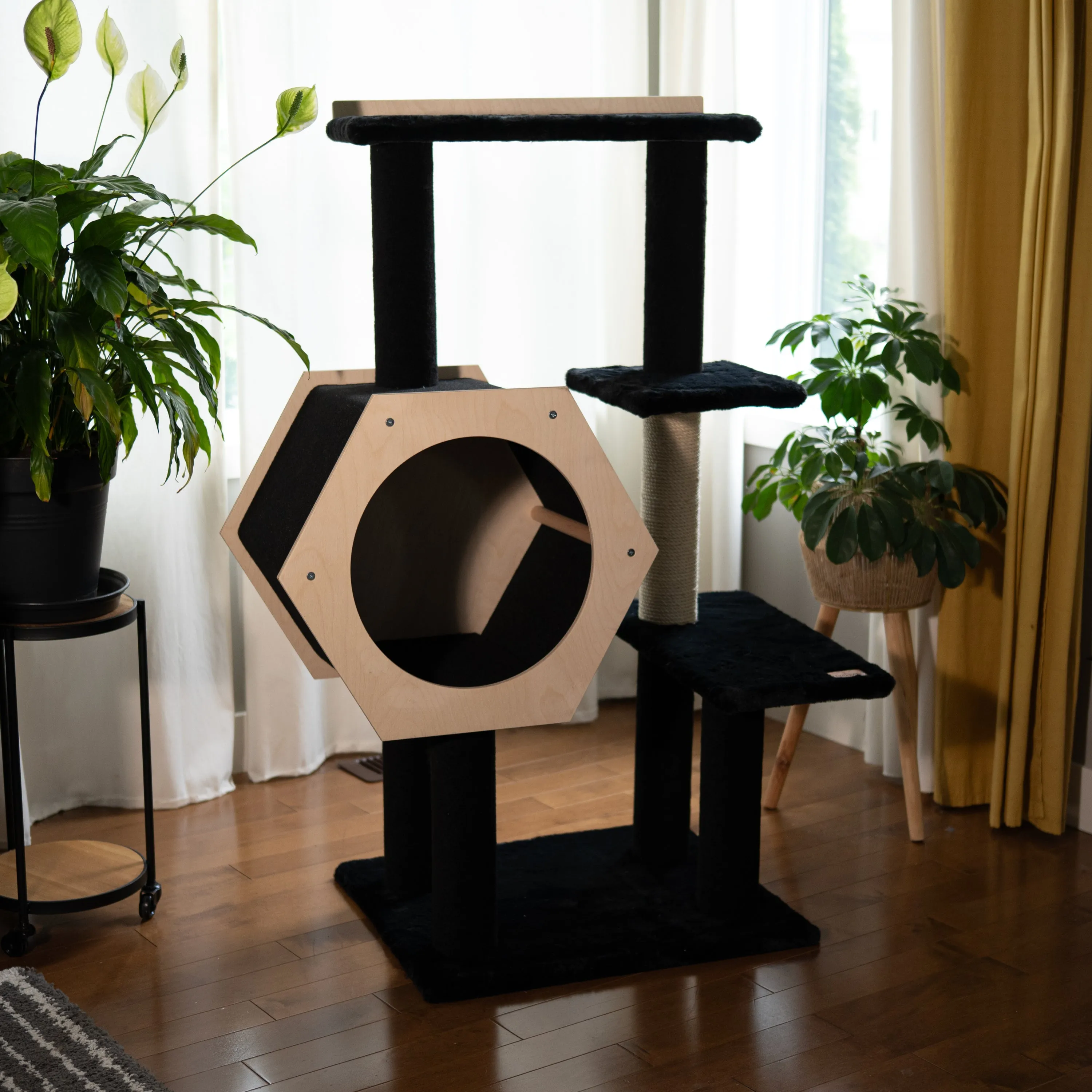 Hexagon House 4-Level Cat Tree, photo 5