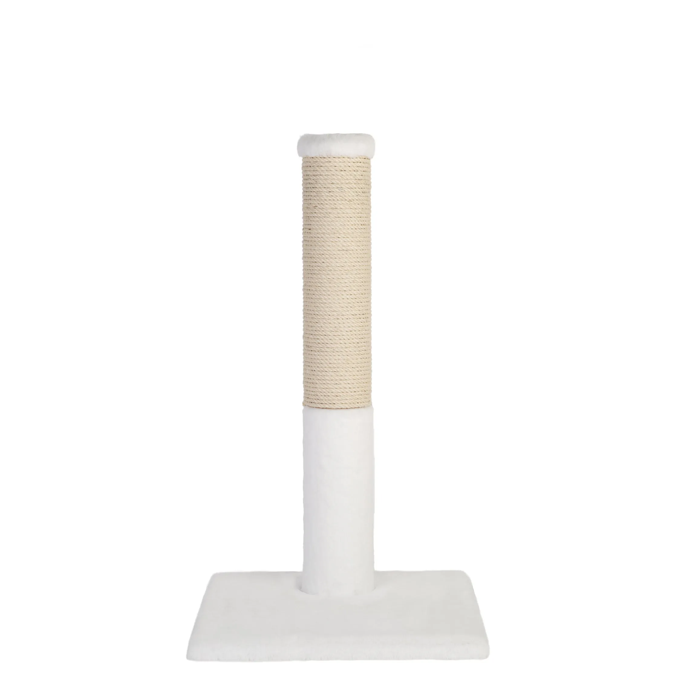 Noba Classic 71 cm Scratching Post – White Faux Fur, photo 5