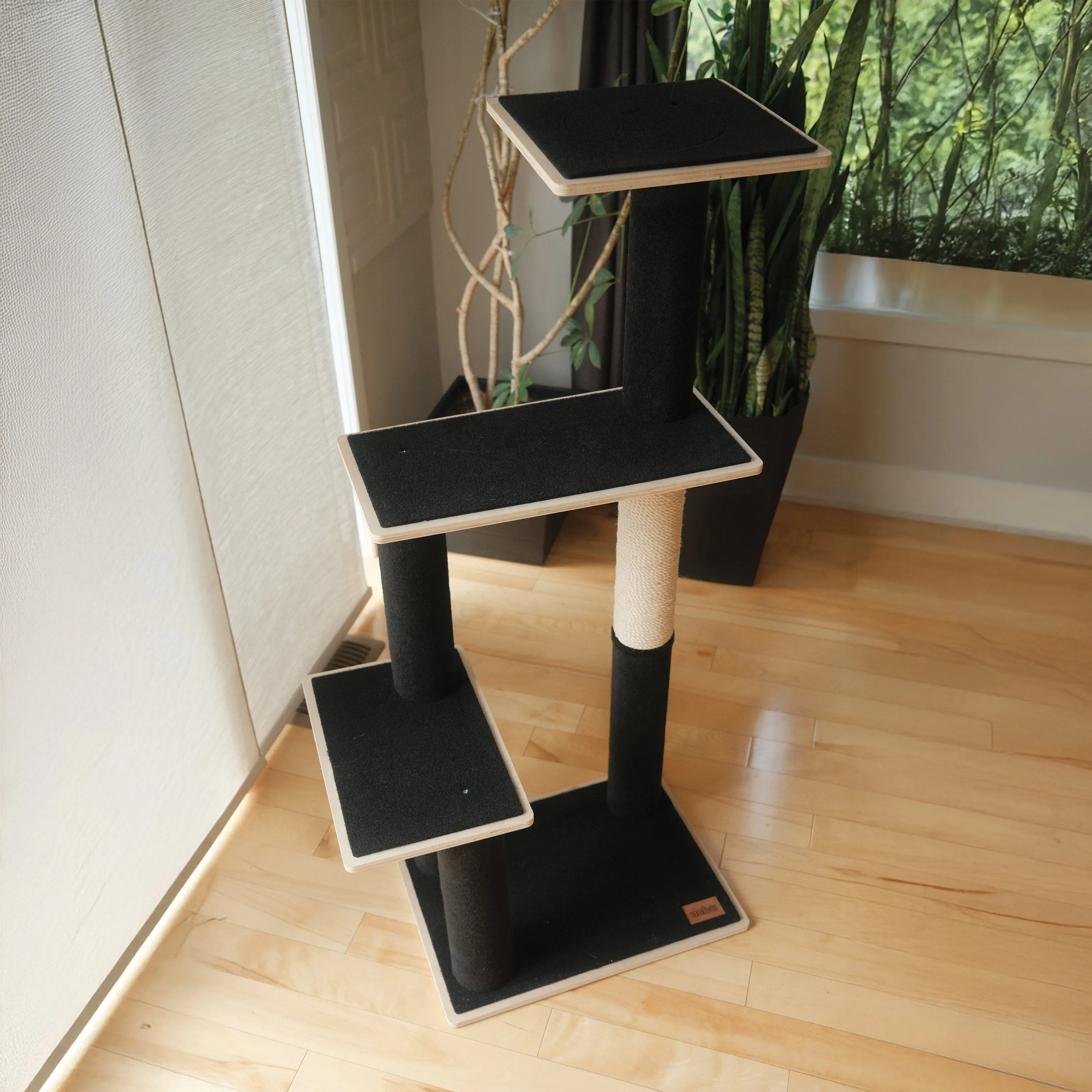 Noba Modern Plywood 3-Level Cat Tree, photo 2